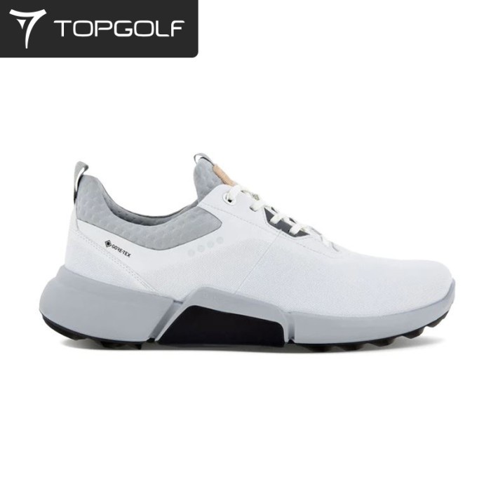 Shoes Ecco Golf Biom H4 Men'S 108204 White Concrete Dritton