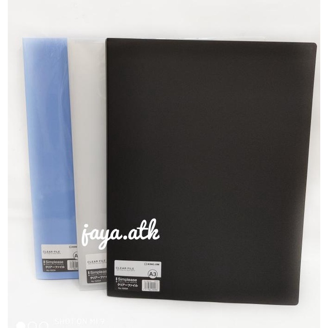 

MAP PLASTIK DOKUMEN CLEAR HOLDER A3 20 LEMBAR KING JIM 152-GA BAGUS HOT SALE