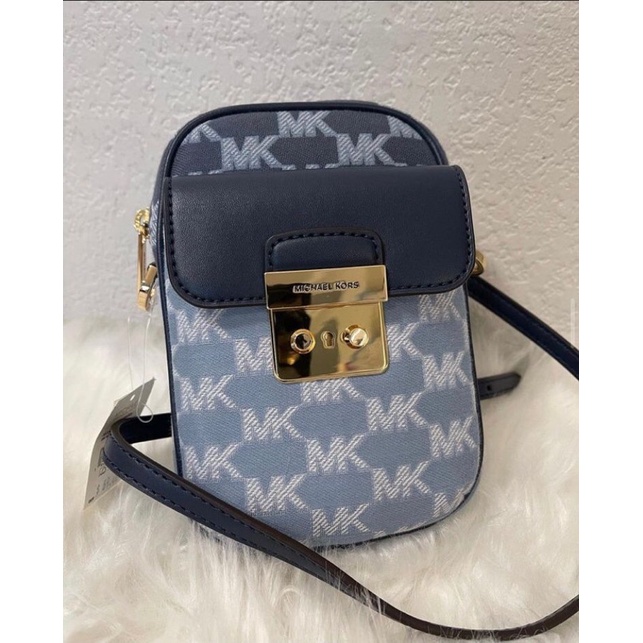 tas MK original - Michael kors sloan editor small zip top crossbody