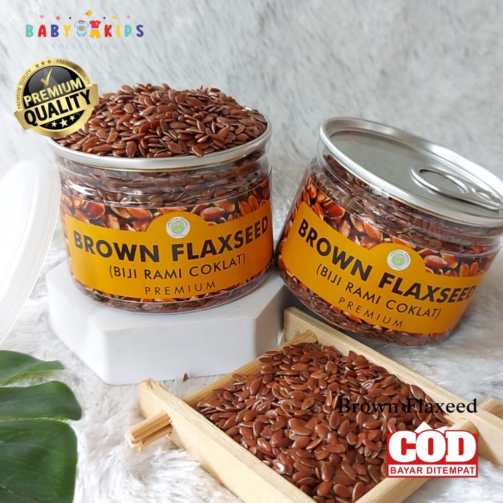 

Can Brown Flaxseed Biji Rami Coklat Kualitas Premium