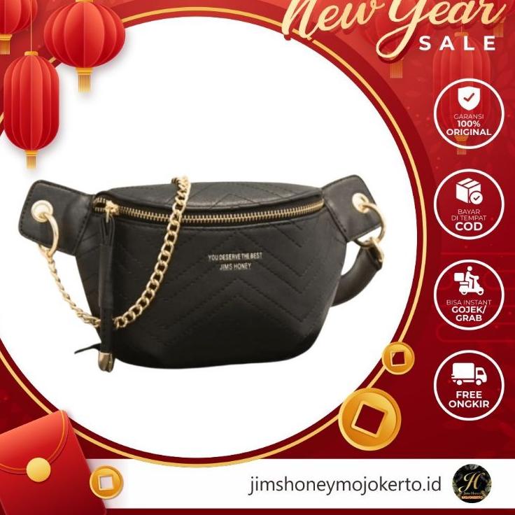 JIMS HONEY CANDY WAIST BAG TAS SELEMPANG DADA WANITA ▫ MOZ.24Ma23ᴷ