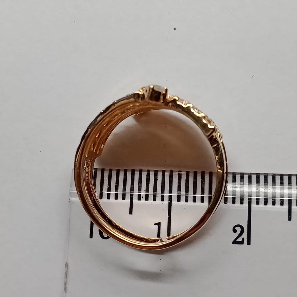 Cincin Emas 17K - 3.1 Gr Kadar 750 - 4405