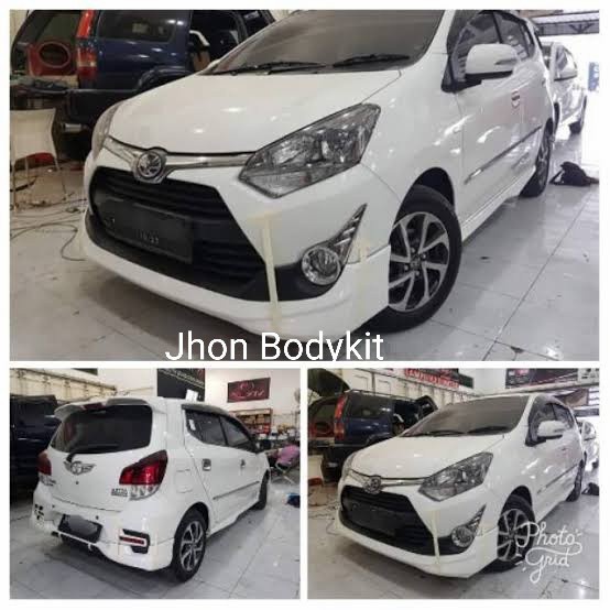 Bodykit toyota agya TRD 2017-2019 add on