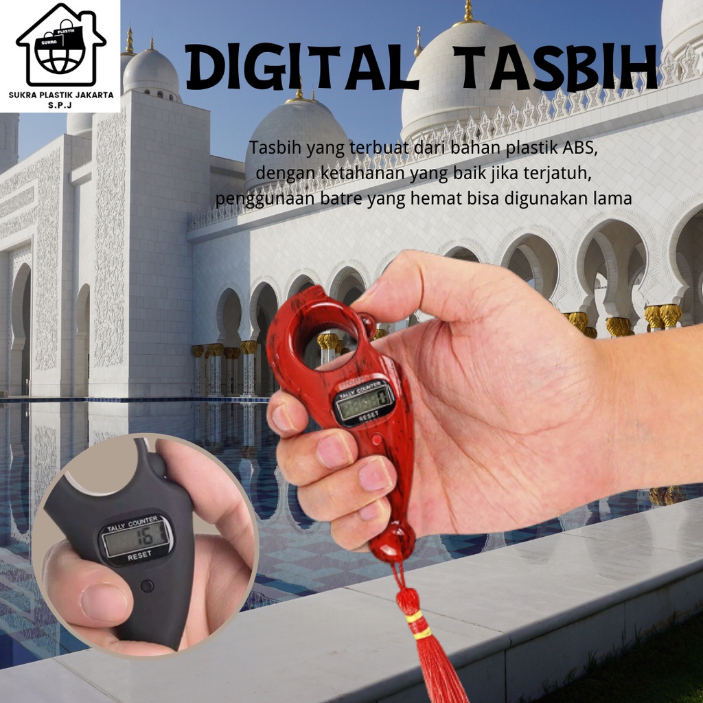 tasbih digital unique tasbih manik digital muslim original tasbih grosir 3 model