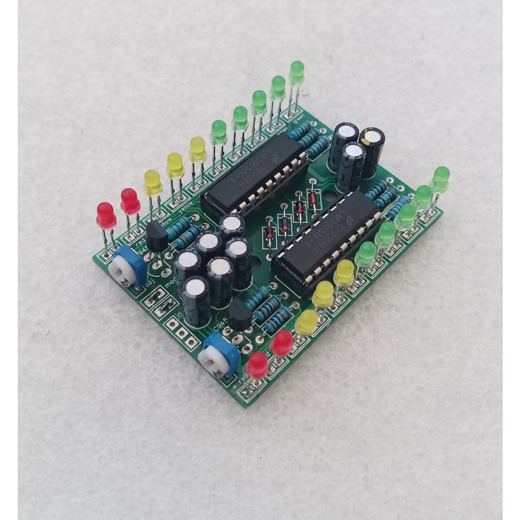 Modul Stereo LM3915 VU Meter 20 Led