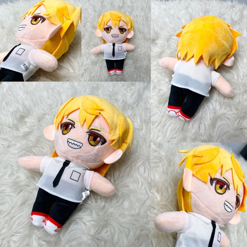 Boneka Denji Casual Chainsawman Chibi Anime Gantungan Cermin dan Kaca Mobil