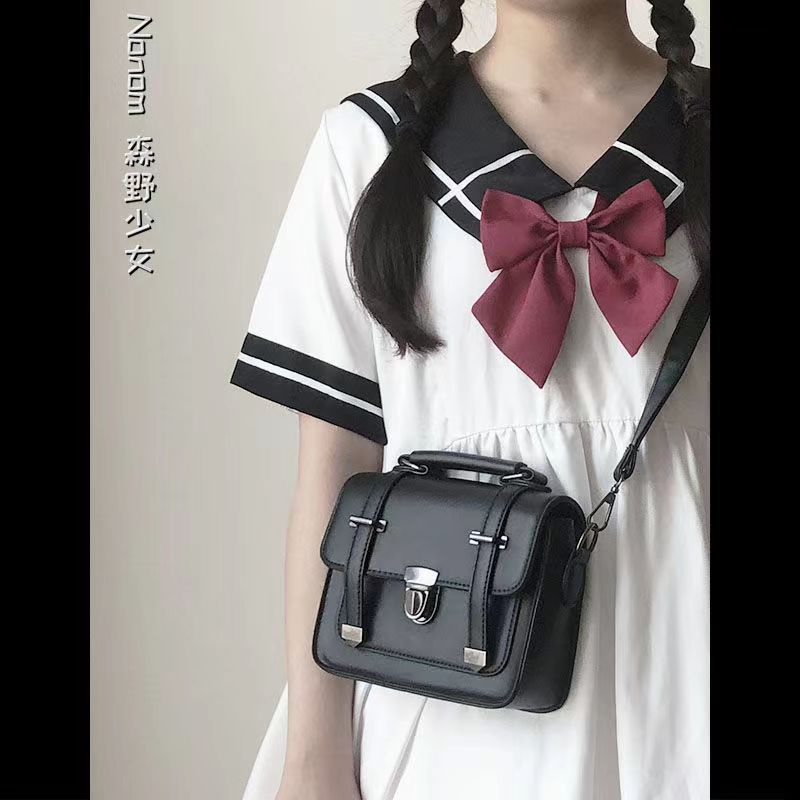 sera skull pain original [Spring Nara] tas seragam jk jepang diagonal cross-portabel dk akademi untuk ransel