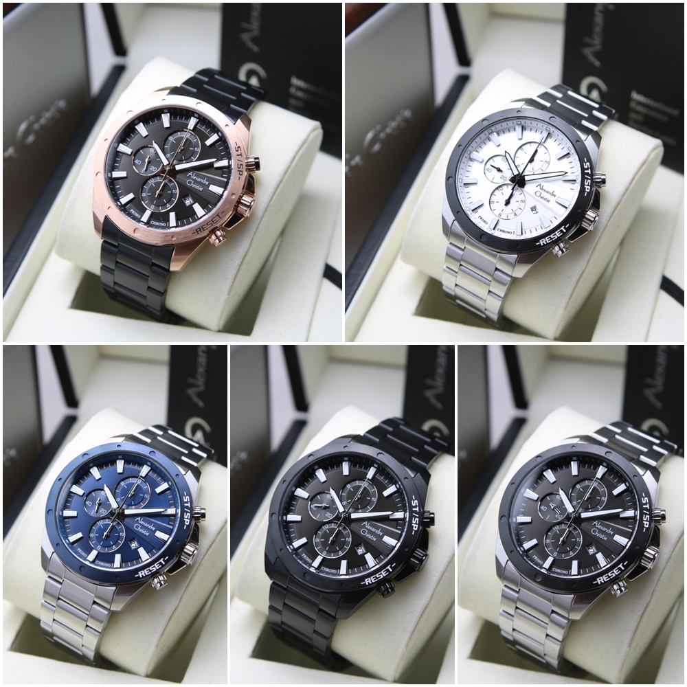 Jam Tangan Pria Alexandre Christie AC 6669 MC Original