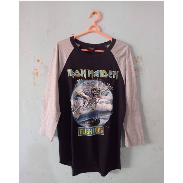 (READY) Iron Maiden Flight 666 Raglan