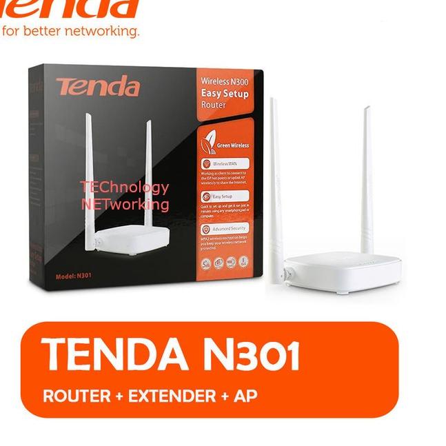 Populer Tenda N301 Wireless N Router,Repeater,AP,WISP,Client Bridge
