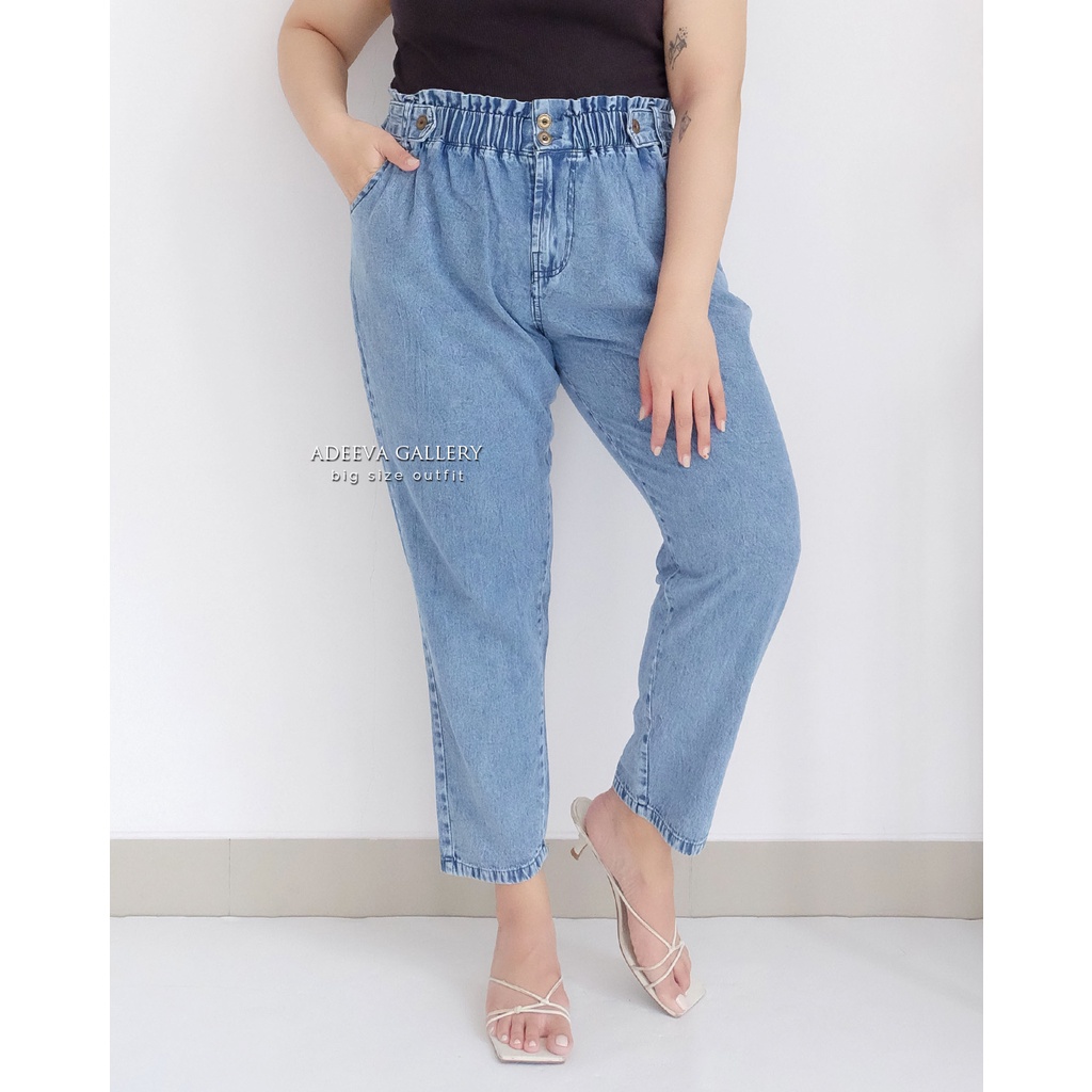 ADEEVA Jenna Pants Celana Jeans Jumbo