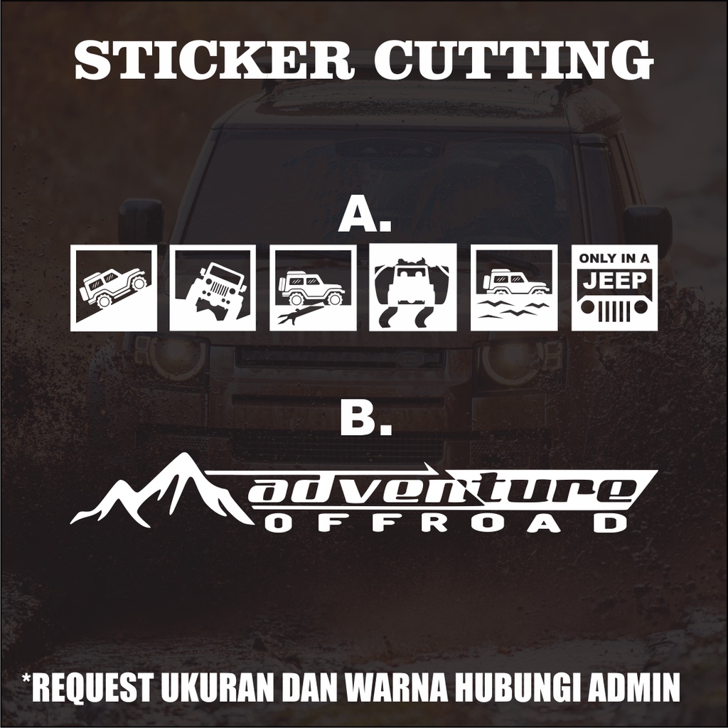 Sticker Cutting Adventure Off Road