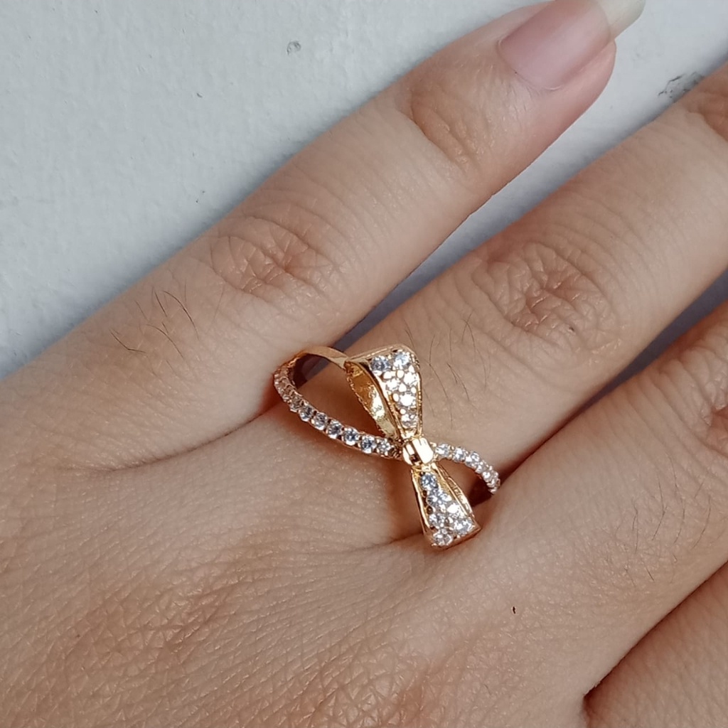 Cincin Emas 17K - 2.5 Gr Kadar 750 - 4392