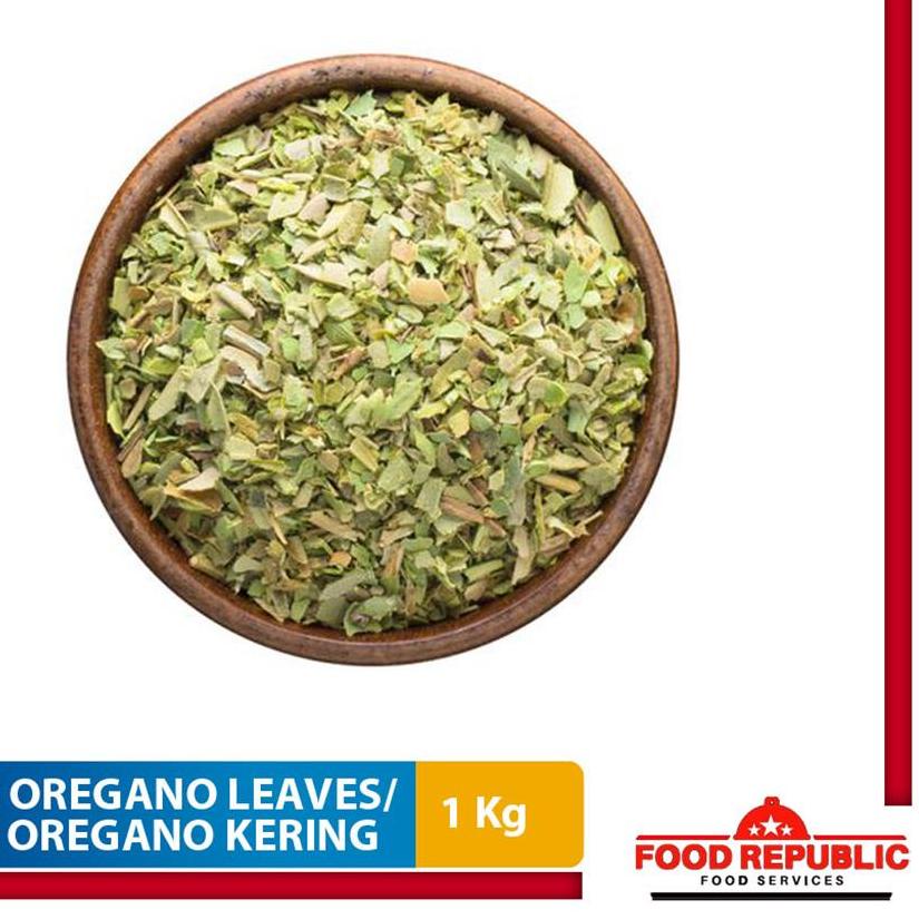 

❃ Dried Oregano Leaves 1 Kg Daun Oregano Kering Halal Topping Makanan Asli ♛
