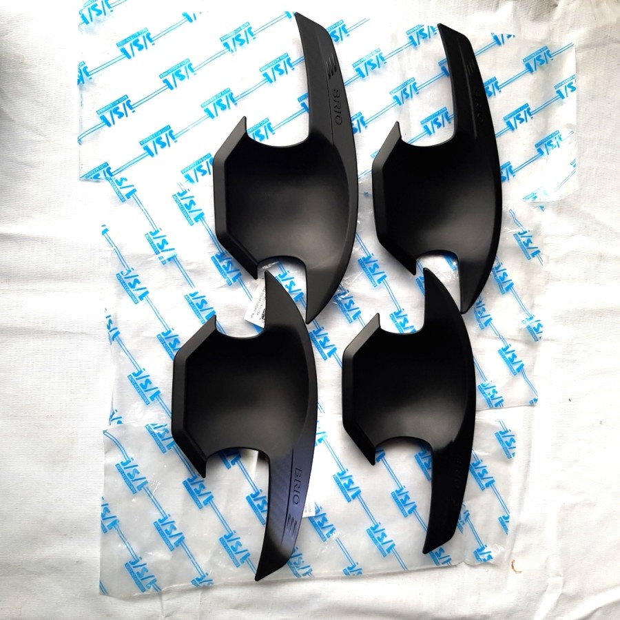 JSL Outer Mangkok Pintu Hitam Mobil Honda New Brio 2013 2014 2015 2016 2017 2018 2019 2020 2021 2022 2023