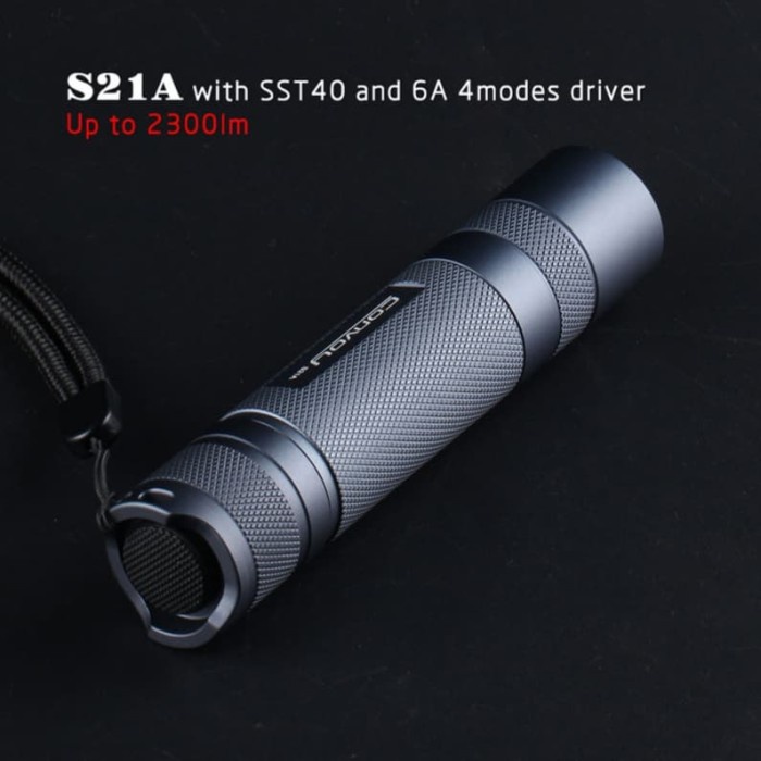 Terlaris Convoy S21A Luminus Sst40 Sst-40 6A Senter Led S2+ 21700 Version Edc