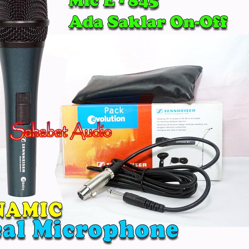 ▼ Mic Kabel E 845 Ada Saklar / Mic Kabel E 835S / Microphone Cable SENNHEISER E-835 / E845S / E 845 