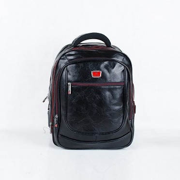 Tas Ransel Pria Polo Style Tas Ransel Laptop-Backpack Pria-Ransel Kulit sintetis-51822 - Hitam(G7G0)