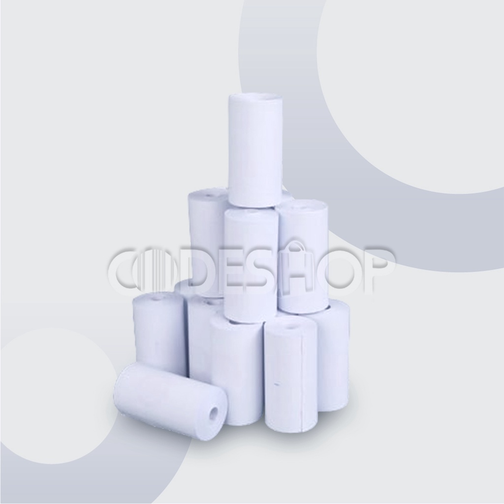 Kertas Kasir Thermal Paper 57 X 30 MM Coreless Untuk EDC