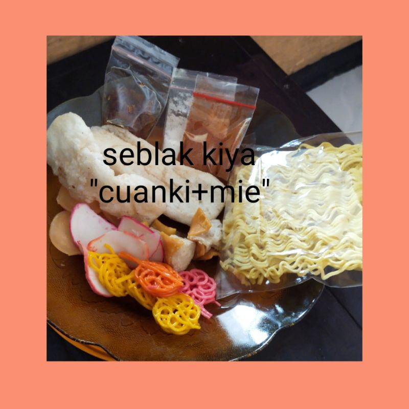 

SEBLAK CUANKI+MIE/seblak kiya