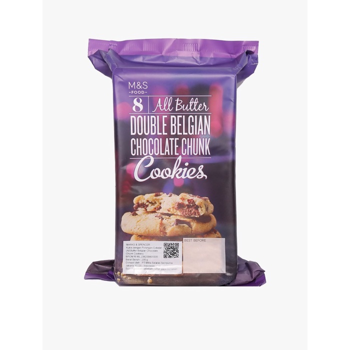 

Terlaris ✨ -M&S - Biskuit - All Butter Belgian Choc Chunk Cookies- 2.2.23