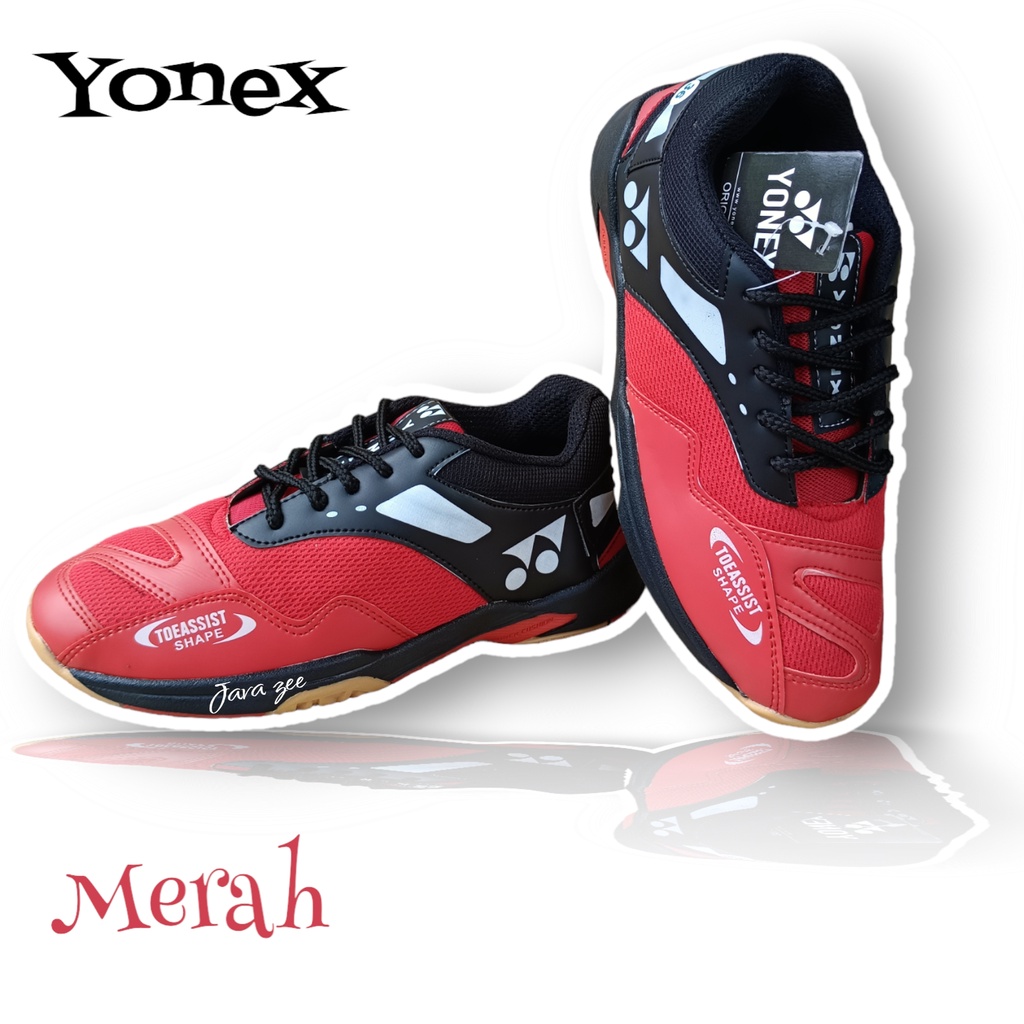 promo cuci gudang sepatu wanita badminton warna merah sepatu indoor outdoor sepatu bulu tangkis pria sepatu olahraga cewek model terbaru bulutangkis perempuan sepatu volly sepatu lari  sepatu sekolah trainning jogging