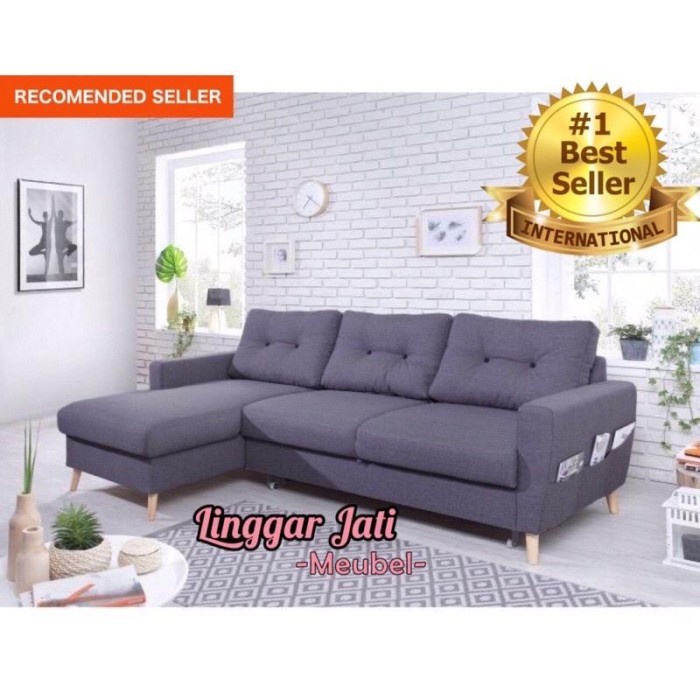 PJ1 SOFA SUDUT SOFA TAMU SUDUT SOFA L JATI SOFA JATI SOFA RETRO