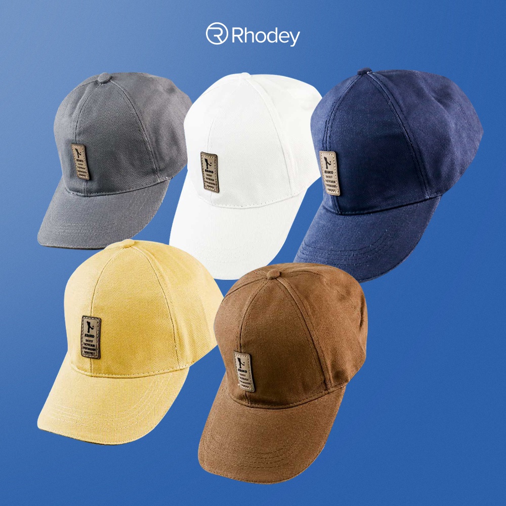 Rhodey EDIKO Topi Baseball Golf Logo Ediko Sport Fashion - Coffee