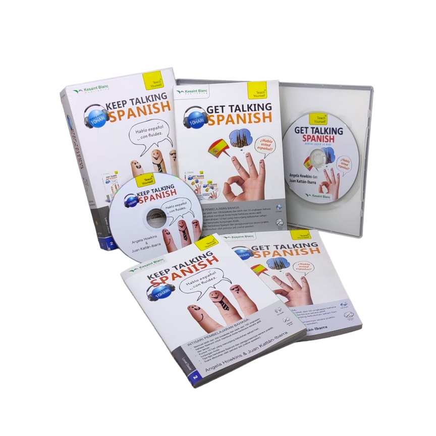 Kesaint Blanc - Buku Belajar Bahasa Spanyol: Paket Bisa Bahasa Spanyol Dalam 10 Hari + Audio