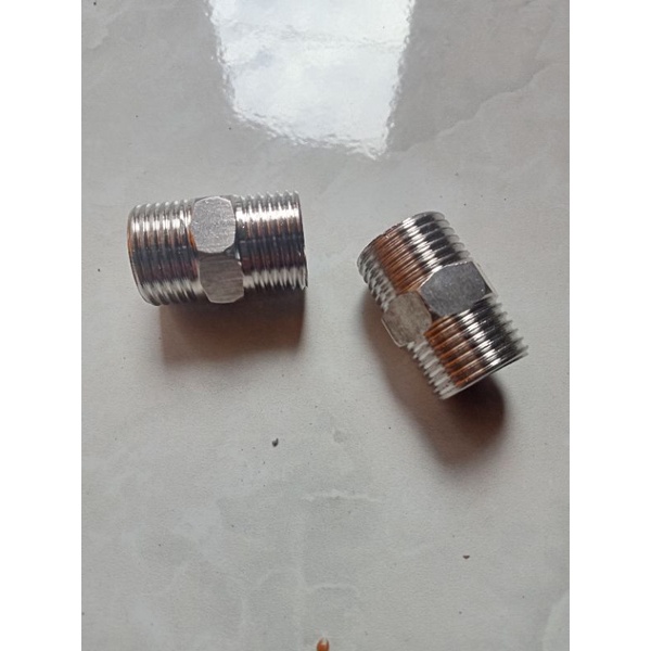 Double Nepel 1/2 Stainless