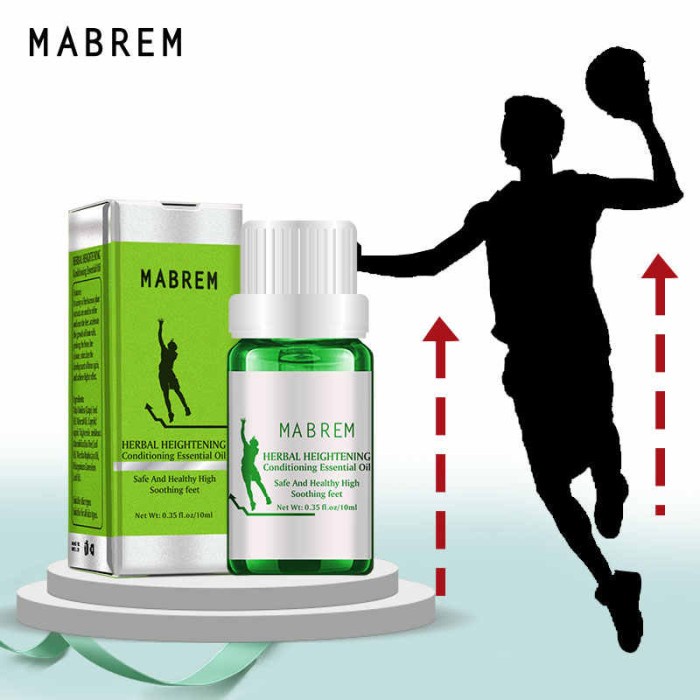 Terlaris Mabrem Essensial Oil Herbal Peninggi Badan Medicine Body Grow Up