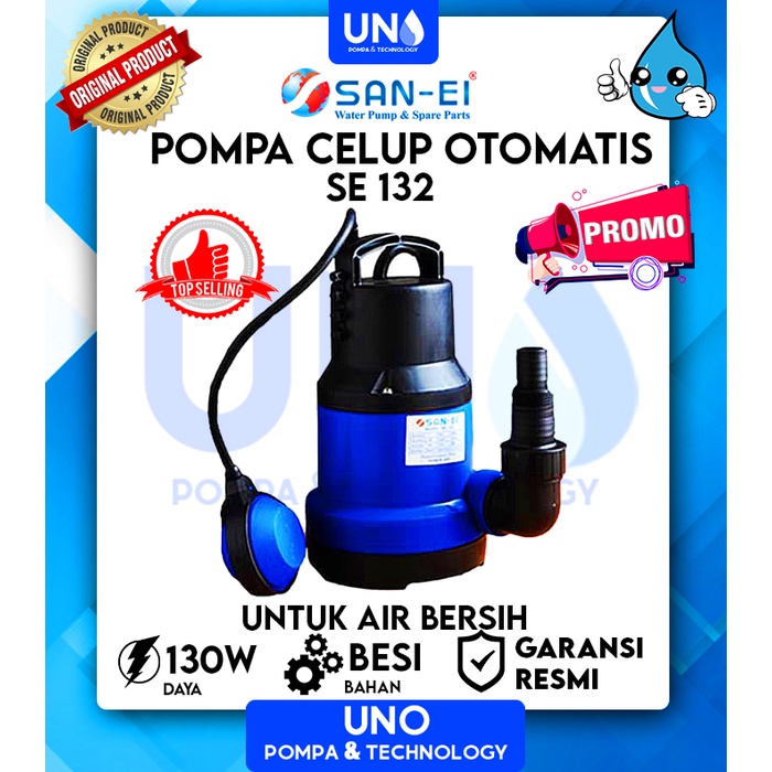 Pompa Celup Air Bersih San EI SE 135 / SE-135 / SE135 Auto / SE 132 Auto