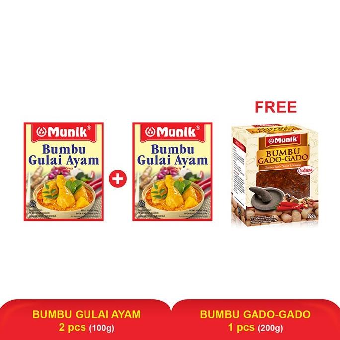 

{{{{}}] Munik Promo Bumbu Gulai Ayam 100Gr Buy 2 Get 1 Free Bumbu Gado Gado