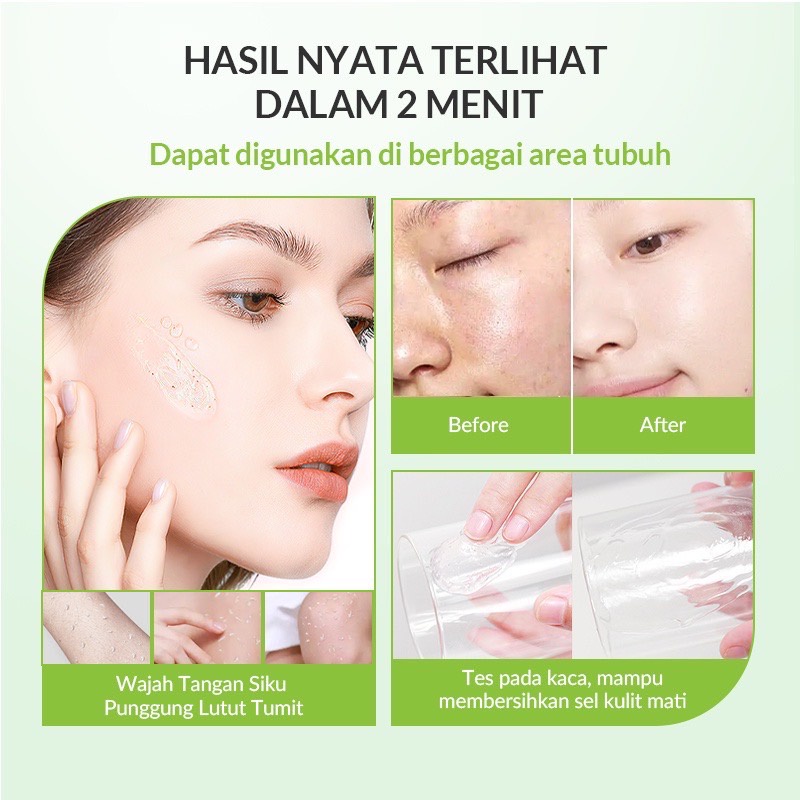 BIOAQUA Facial Exfoliating Gel / Body Exfoliating Gel / Body Scurb / Peeling Wajah / Peeling Badan