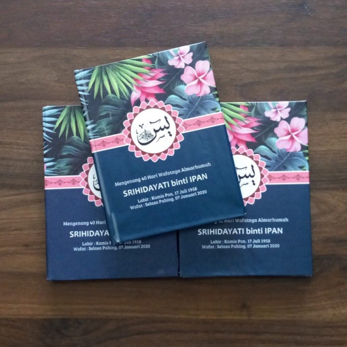 

Cetak Custom Buku Yasin dan Tahlil Custom Desain Softcover - HVS 132 Halaman