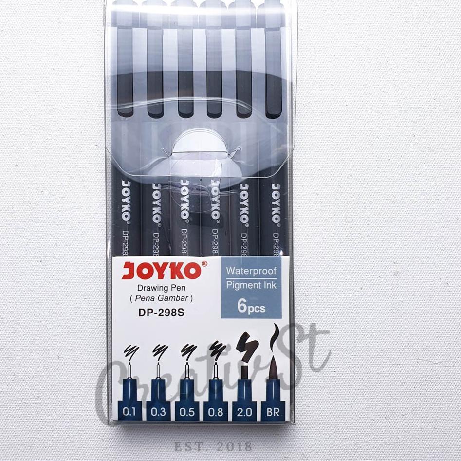 

Pusat Termurah Joyko Drawing Pen Set 6 DP-298S Set 9 DP-298S-059C