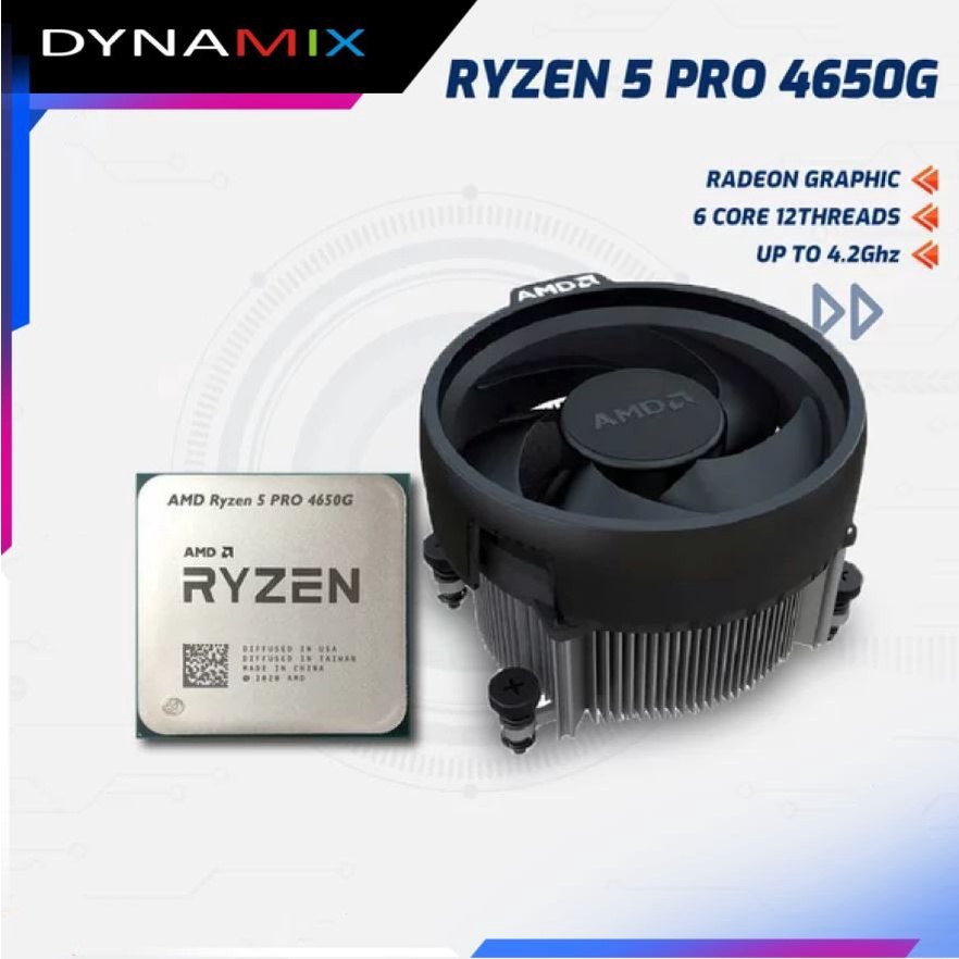 Processor AMD Ryzen 5 RENOIR PRO 4650G 3,7Ghz - 4,3Ghz Turbo 6 Core GARANSI RESMI