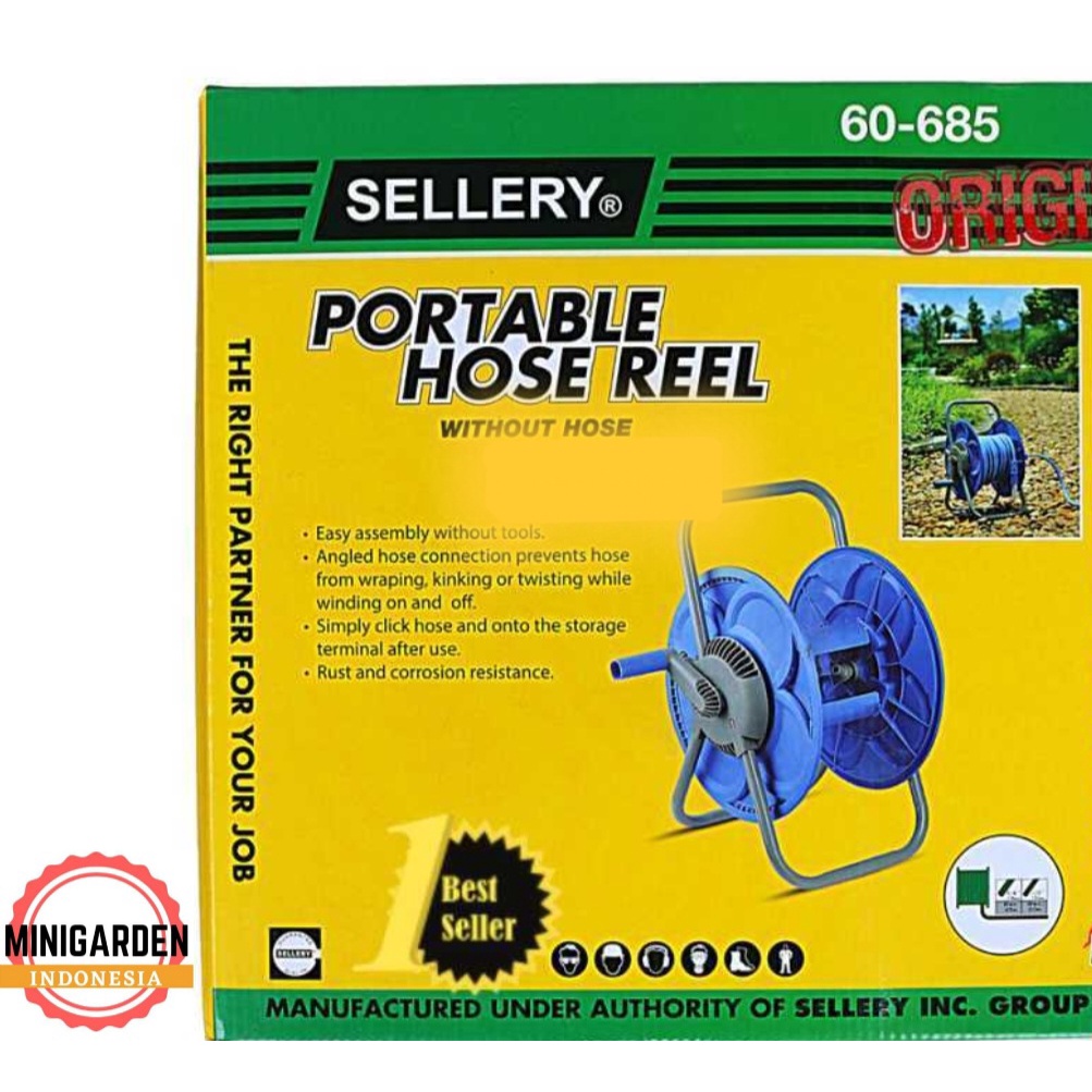 GULUNGAN SELANG AIR SELLERY 60-685 portable hose reel