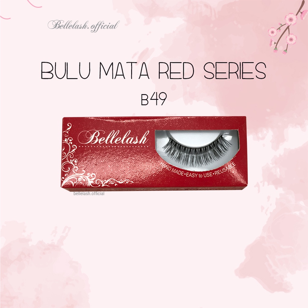 B49 Bulu Mata Palsu Handmade Natural False Eyelash Eye Lashes