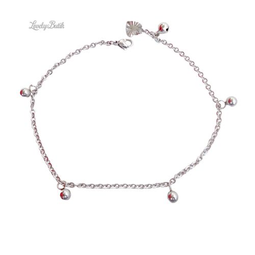 Gelang Tangan Kaki Wanita Titanium Anti Karat dan Luntur Kekinian Import Model Terbaru Res4 - Lovelybutik