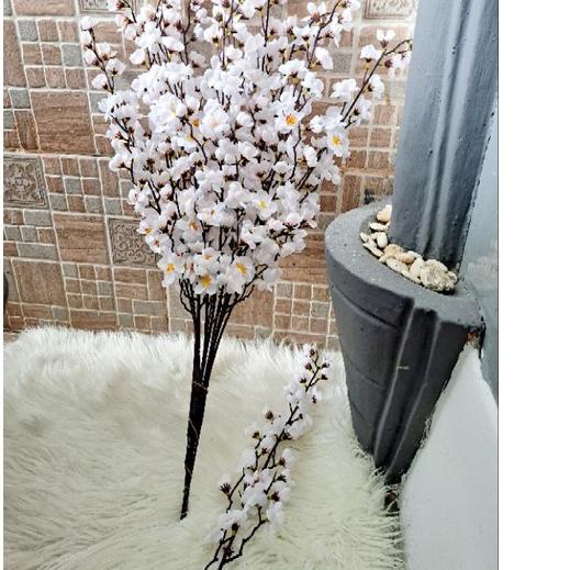 ✪ TERMURAH Bunga Sakura Artificial 1Lusin (12Btg) /bunga plastik /Bunga Sakura /Bunga Dekorasi ✈