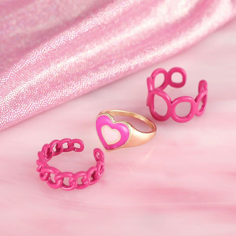 [UC] 3 PCS / SET CINCIN CINTA KOREAN GEOMETRY ADJUSTABLE