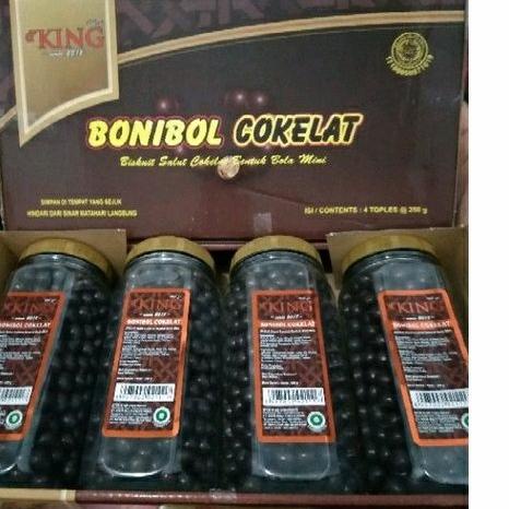 

❆ Bonibol coklat per dus isi 4 toples ♕