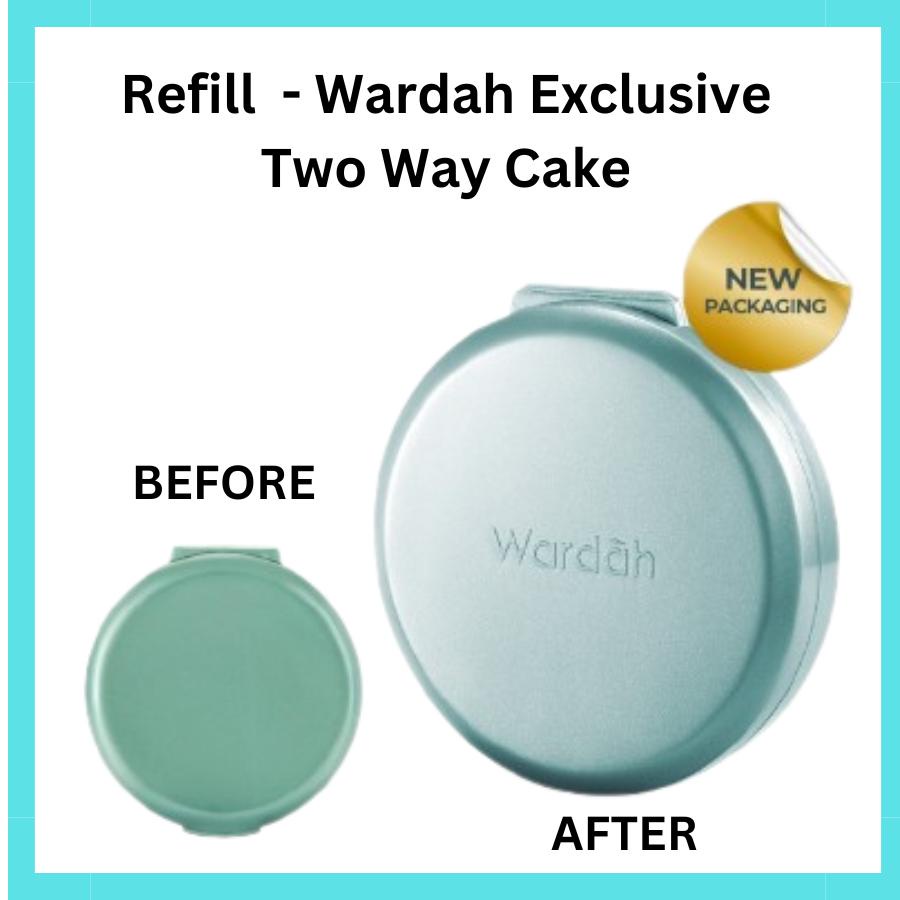 Wardah Exclusive Two Way Cake | Bedak Foundation FULL/Refill BY AILIN