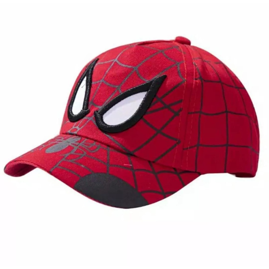 TOPI ANAK SPIDERMAN HITAM SPIDERMAN MERAH SPIDERMAN PUTIH SPIDERMAN BIRU KOLEKSI TOPI ANAK