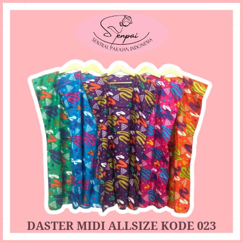 DASTER MIDI ALL SIZE | TANPA LENGAN KODE 023