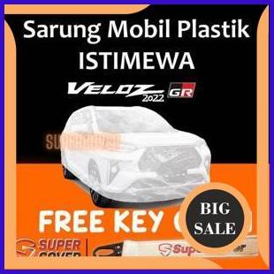 Sarung Mobil Plastik Transparan Veloz Avanza Xenia Xpander Anti Air Cover Body Waterproof SuperCover