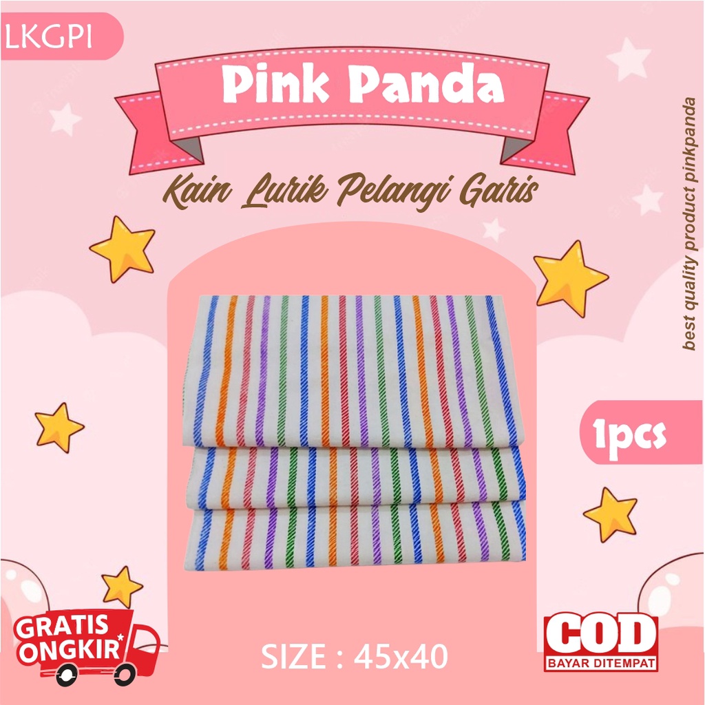 Produk Eceran - Kain Lurik Pelangi Garis