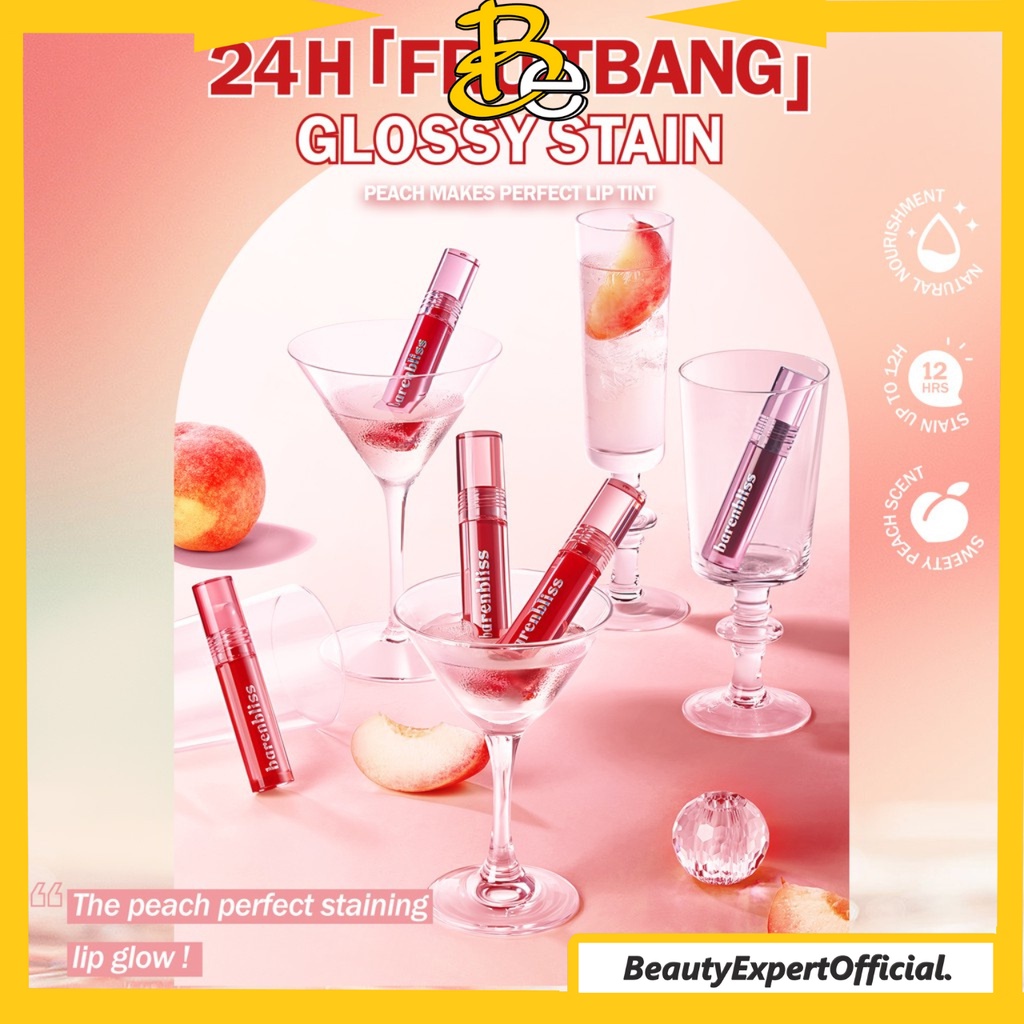 ⭐️ Beauty Expert ⭐️ BNB barenbliss Peach Makes Perfect Lip Tint Korea Lip Gloss「24H Moisturizing」