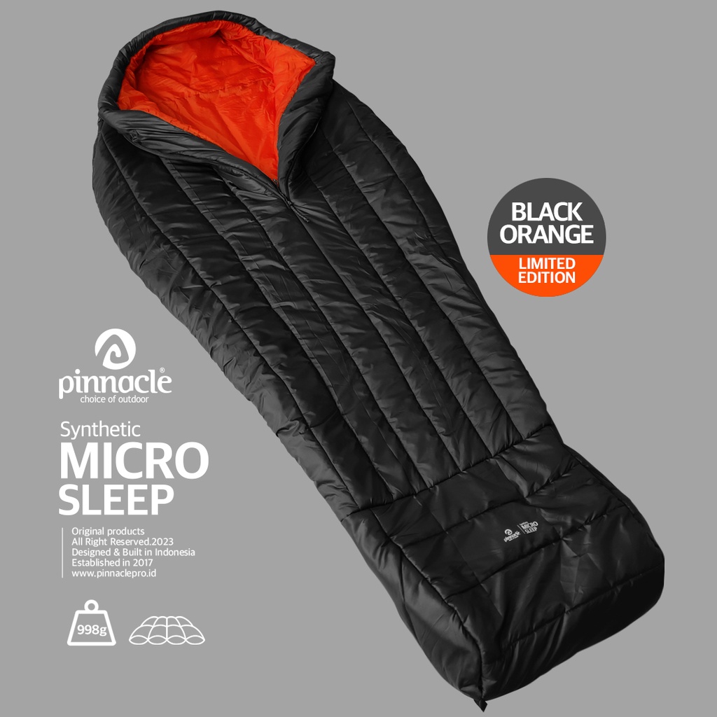 Pinnacle Synthetic Micro Sleep - Black Orange